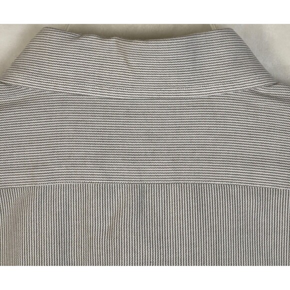 Daniel Cremieux XL Grey Striped Supima Cotton Long Sleeve Shirt - Picture 6 of 8